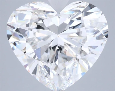 6.53ct E VVS2 Rare Carat Ideal Cut Heart Lab Grown Diamond