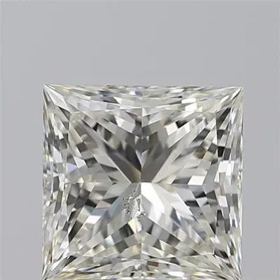 3.01ct H SI1 Very Good Cut Princess Diamond