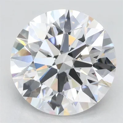 3.01ct D VVS1 Rare Carat Ideal Cut Round Lab Grown Diamond