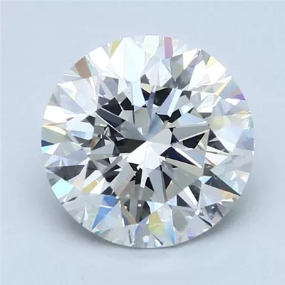 3.79ct G SI1 Rare Carat Ideal Cut Round Diamond