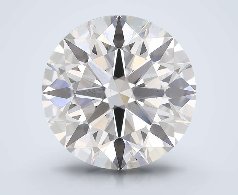 5.07ct F SI1 Rare Carat Ideal Cut Round Lab Grown Diamond