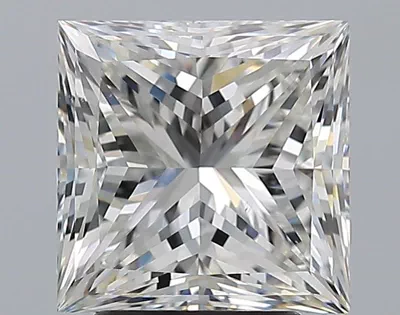 3.51ct H VS2 Excellent Cut Princess Diamond