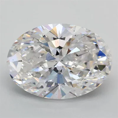2.57ct E VS2 Rare Carat Ideal Cut Oval Lab Grown Diamond