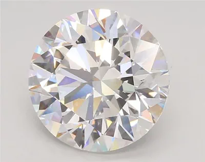 4.06ct D VS1 Rare Carat Ideal Cut Round Lab Grown Diamond