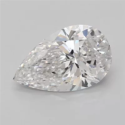 2.05ct E VS2 Rare Carat Ideal Cut Pear Lab Grown Diamond