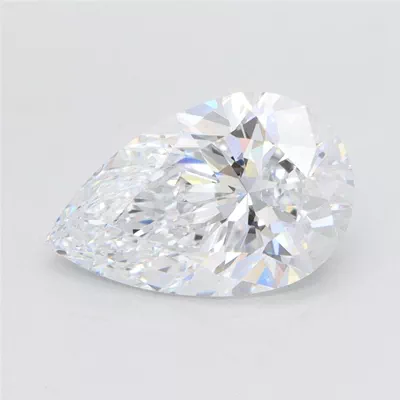 2.07ct E VVS2 Rare Carat Ideal Cut Pear Lab Grown Diamond