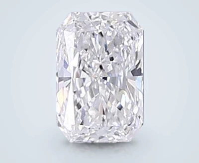 1.07ct D VVS1 Rare Carat Ideal Cut Radiant Lab Grown Diamond