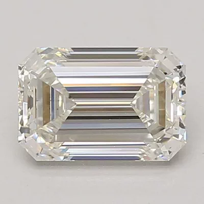 1.59ct F VS1 Rare Carat Ideal Cut Emerald Lab Grown Diamond