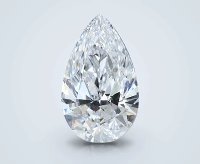 7.88ct D FL Rare Carat Ideal Cut Pear Diamond