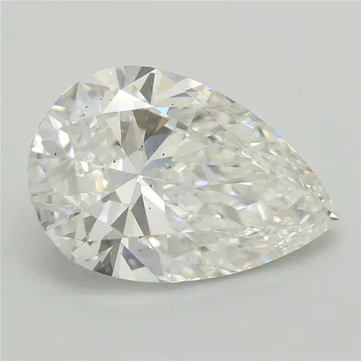5.25ct E VS2 Rare Carat Ideal Cut Pear Lab Grown Diamond