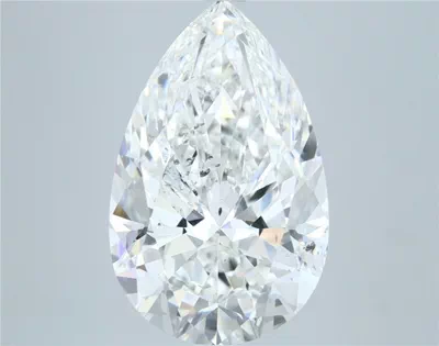 5.05ct G SI2 Rare Carat Ideal Cut Pear Diamond