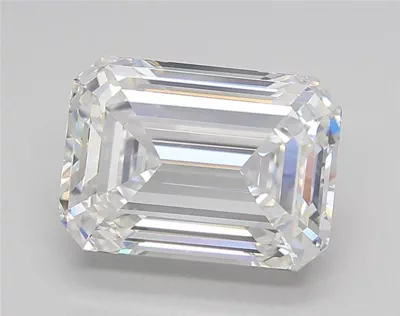 4.02ct F VS1 Rare Carat Ideal Cut Emerald Lab Grown Diamond