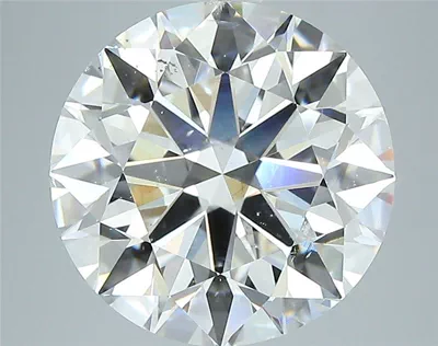 4.01ct H SI2 Rare Carat Ideal Cut Round Diamond