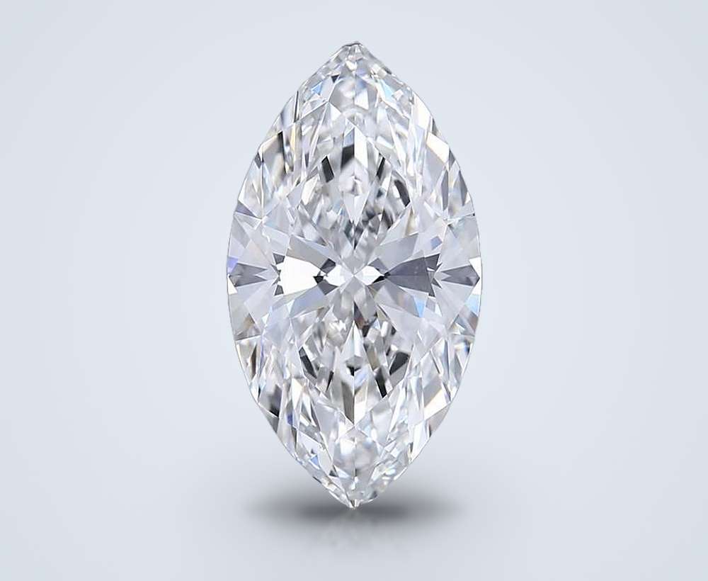 10.05ct F VVS2 Rare Carat Ideal Cut Marquise Lab Grown Diamond