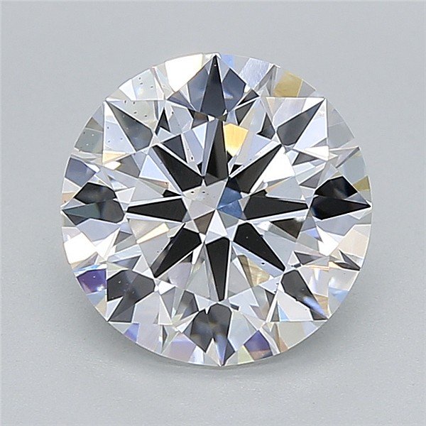 2.05ct D VS2 Rare Carat Ideal Cut Round Lab Grown Diamond