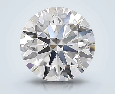 2.12ct D SI1 Rare Carat Ideal Cut Round Diamond