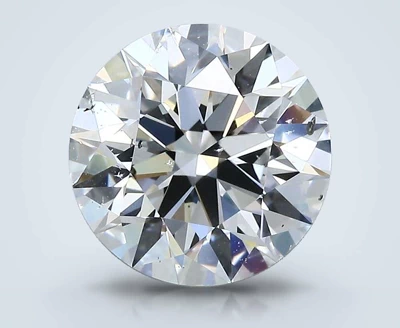 3.05ct E SI2 Rare Carat Ideal Cut Round Diamond