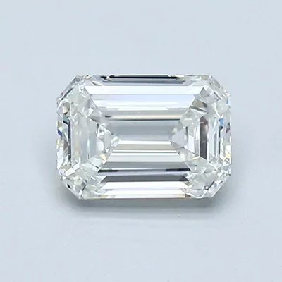0.73ct H VVS1 Rare Carat Ideal Cut Emerald Diamond