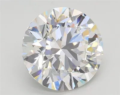 3.82ct F VVS2 Excellent Cut Round Lab Grown Diamond