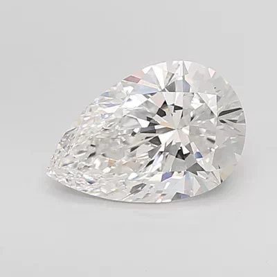 2.55ct F VVS2 Rare Carat Ideal Cut Pear Lab Grown Diamond