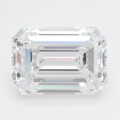 2.01ct D VVS2 Excellent Cut Emerald Lab Grown Diamond