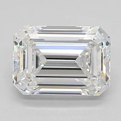 2.05ct E VS1 Rare Carat Ideal Cut Emerald Lab Grown Diamond