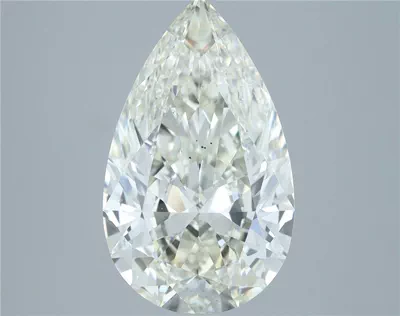 3.21ct H VS2 Rare Carat Ideal Cut Pear Diamond