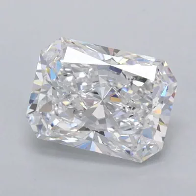 1.05ct D VVS2 Rare Carat Ideal Cut Radiant Lab Grown Diamond