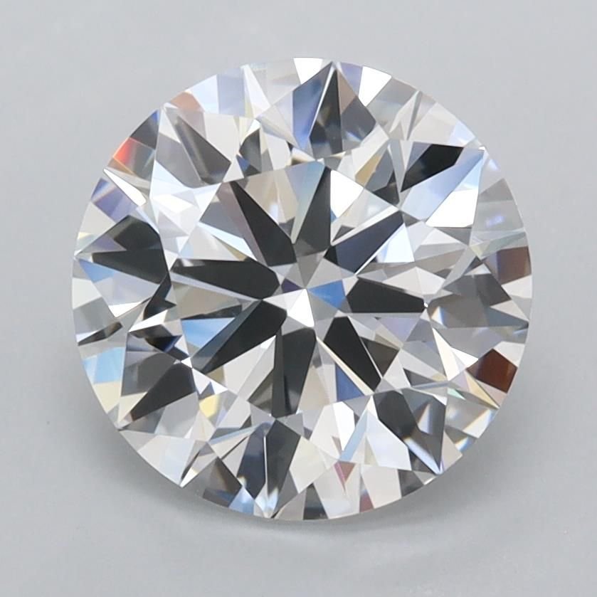 2.52ct D FL Rare Carat Ideal Cut Round Lab Grown Diamond
