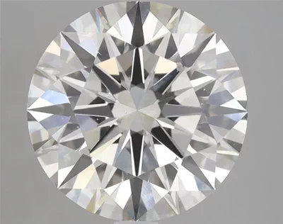 4.08ct H VS2 Rare Carat Ideal Cut Round Lab Grown Diamond