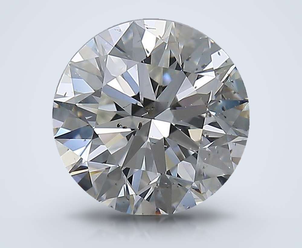 2.70ct H SI1 Excellent Cut Round Diamond