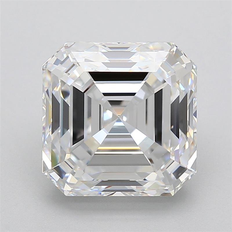 6.10ct D FL Rare Carat Ideal Cut Asscher Lab Grown Diamond