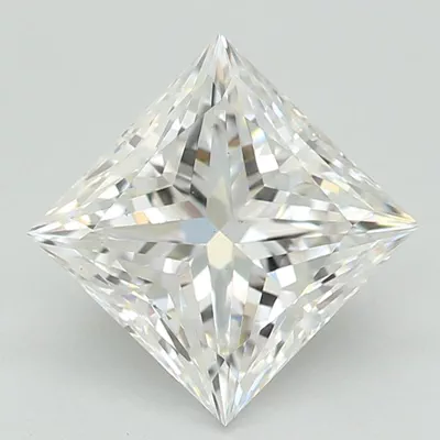 1.05ct D VS2 Rare Carat Ideal Cut Princess Lab Grown Diamond