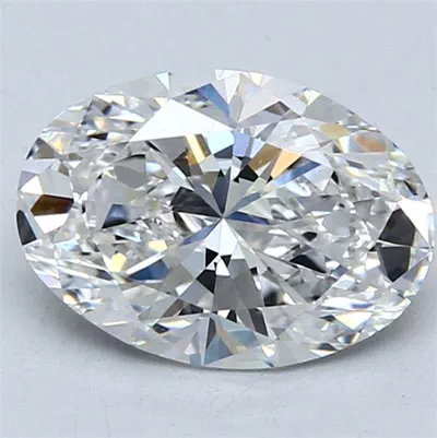 2.06ct E VS1 Rare Carat Ideal Cut Oval Lab Grown Diamond