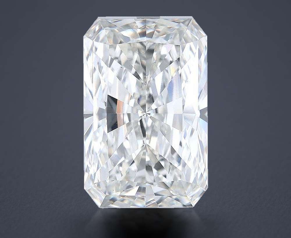 11.51ct G VS1 Rare Carat Ideal Cut Radiant Lab Grown Diamond