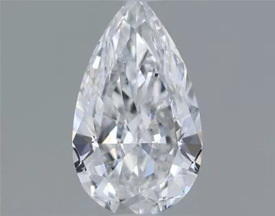 0.23ct D SI1 Very Good Cut Pear Diamond