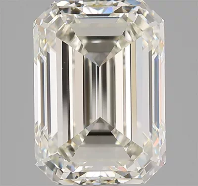 4.03ct K VVS1 Excellent Cut Emerald Diamond