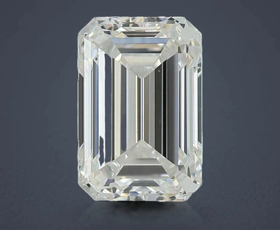 1.55ct F VS1 Rare Carat Ideal Cut Emerald Lab Grown Diamond