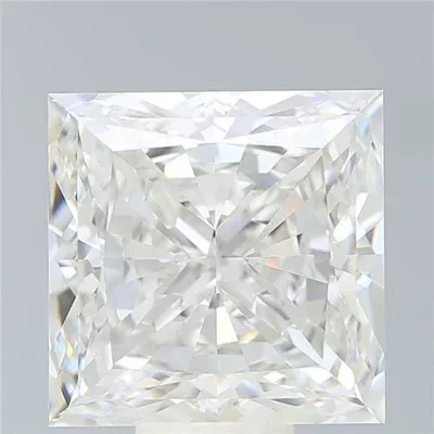 12.35ct F VVS2 Very Good Cut Princess Lab Grown Diamond