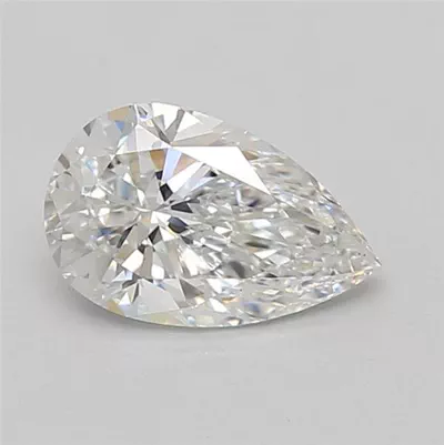 1.28ct E VS1 Rare Carat Ideal Cut Pear Lab Grown Diamond