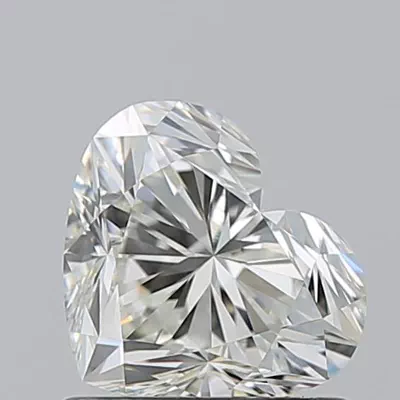 1.03ct K VVS2 Rare Carat Ideal Cut Heart Diamond
