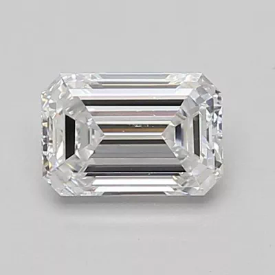 0.81ct D VVS2 Rare Carat Ideal Cut Emerald Lab Grown Diamond