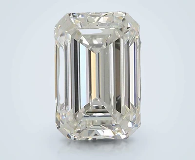 4.09ct E VS1 Rare Carat Ideal Cut Emerald Lab Grown Diamond