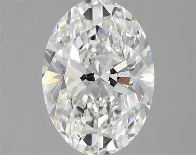 1.67ct E SI1 Rare Carat Ideal Cut Oval Lab Grown Diamond