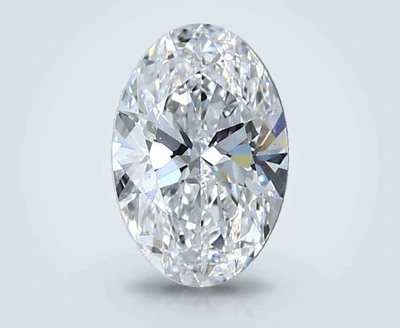 1.06ct D VS1 Rare Carat Ideal Cut Oval Lab Grown Diamond