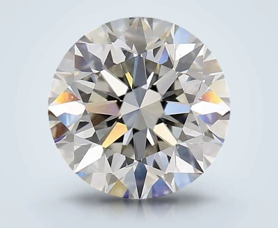 3.03ct H VVS2 Excellent Cut Round Lab Grown Diamond
