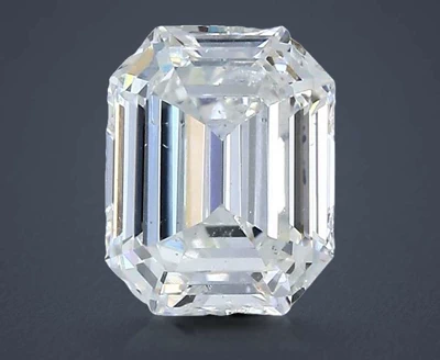 1.62ct F SI2 Very Good Cut Emerald Diamond