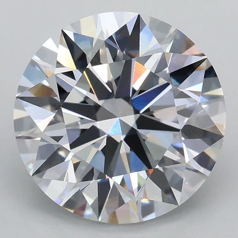 2.76ct E VVS2 Rare Carat Ideal Cut Round Lab Grown Diamond