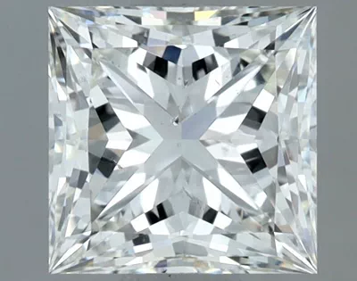 1.52ct G SI1 Rare Carat Ideal Cut Princess Diamond