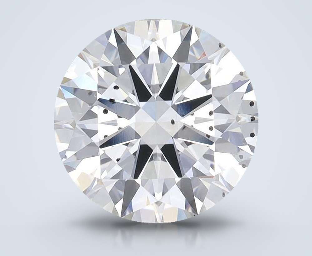 3.50ct E SI1 Excellent Cut Round Lab Grown Diamond